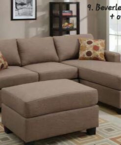 Beverley Corner unit + ottoman